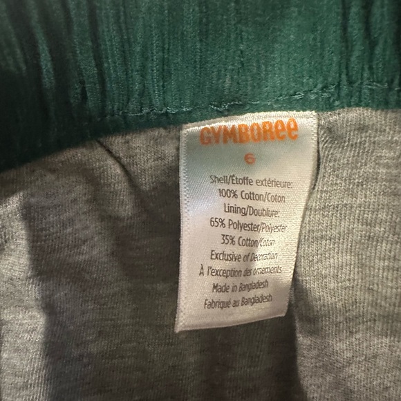 Gymboree Corduroy Kids Green Pants - Picture 3 of 3